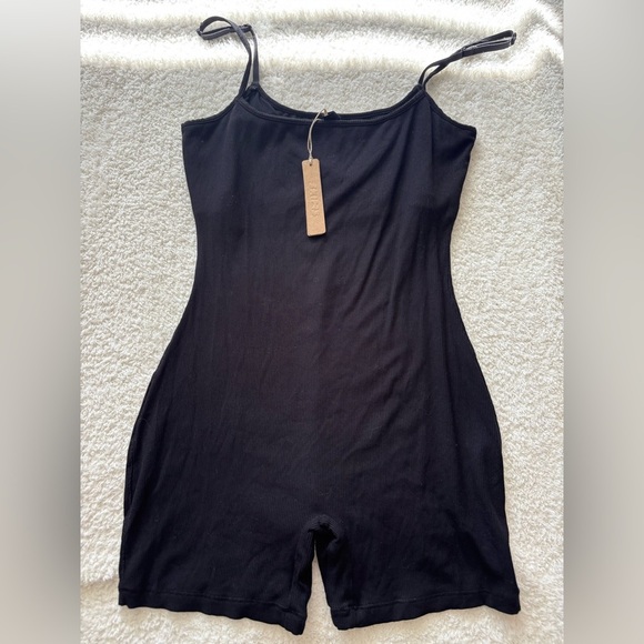 SKIMS Pants - skims thin strap ribbed romper nwt